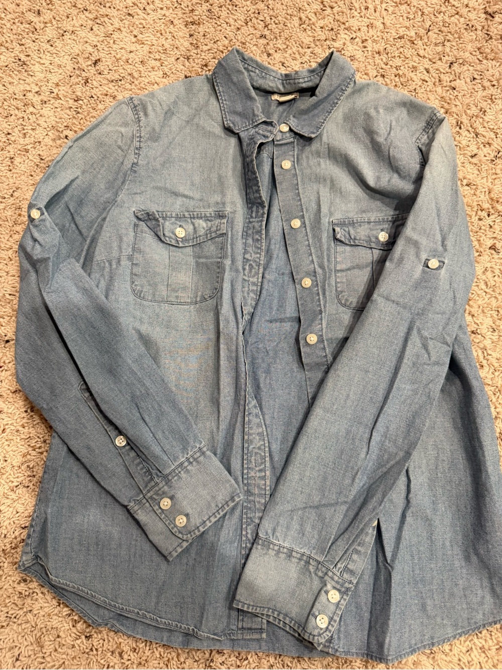 J. Crew Light Blue Denim Shirt